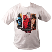 Hellboy - Ungodly Creatures White Male T-Shirt 1